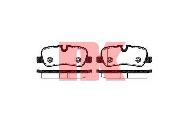 NK 224031 Комплект тормозных колодок