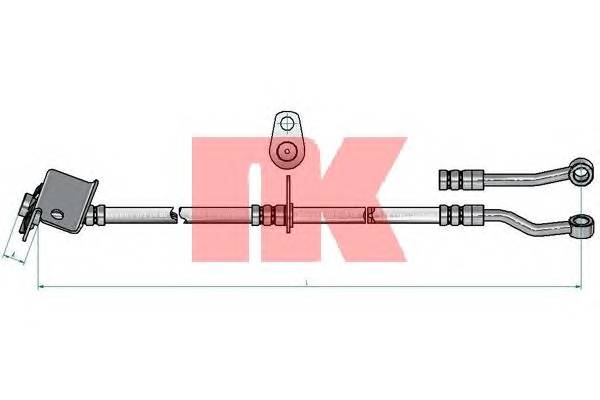 NK 853479 Тормозной шланг NK 853479 Тормозной шланг