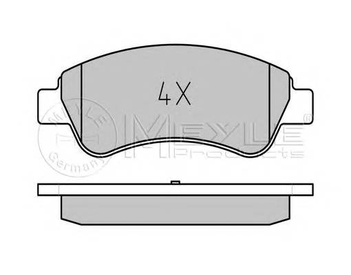 MEYLE 025 235 9919 Комплект тормозных колодок