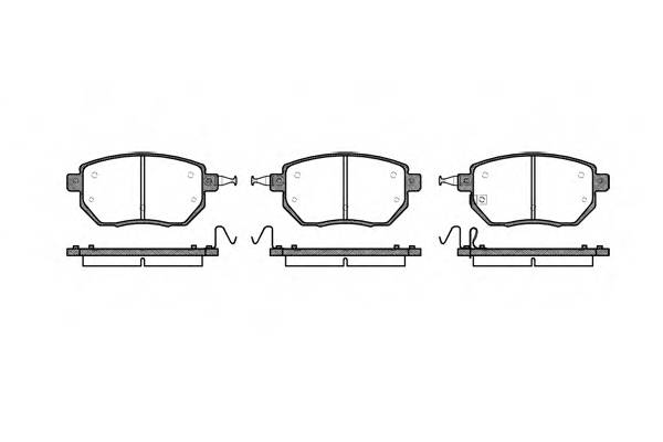 ROADHOUSE 2985.02 Комплект тормозных колодок... ROADHOUSE 2985.02 Комплект тормозных колодок...