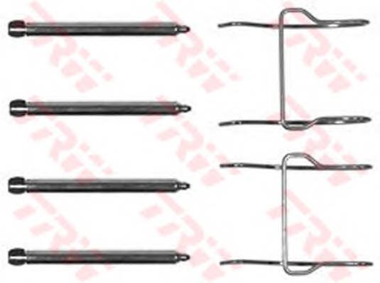 TRW PFK238 Комплектующие, колодки дис...