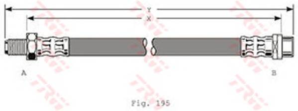 TRW PHB318 Тормозной шланг