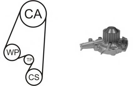 AIRTEX WPK-164602 Водяной насос + комплект зу