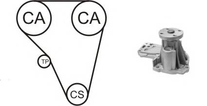 AIRTEX WPK-184801 Водяной насос + комплект зу