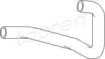 TOPRAN 104 131 Шланг радиатора