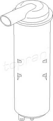 TOPRAN 111 022 Фильтр с активированным уг...