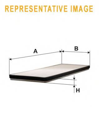 WIX FILTERS WP9398 Фильтр, воздух во внутренно