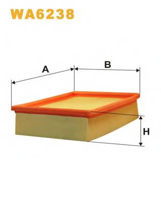 WIX FILTERS WA6238 Воздушный фильтр WIX FILTERS WA6238 Воздушный фильтр