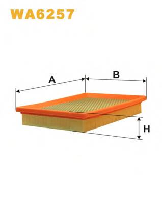 WIX FILTERS WA6257 Повітряний фільтр WIX FILTERS WA6257 Повітряний фільтр