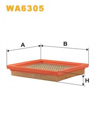 WIX FILTERS WA6305 Повітряний фільтр WIX FILTERS WA6305 Повітряний фільтр