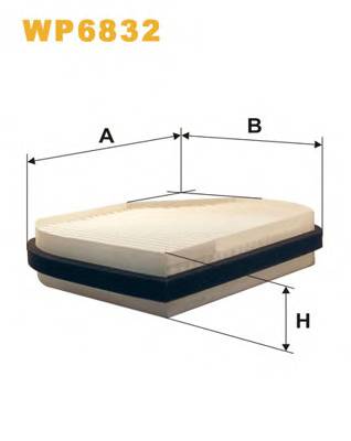 WIX FILTERS WP6832 Фільтр, повітря у внутрішнь...