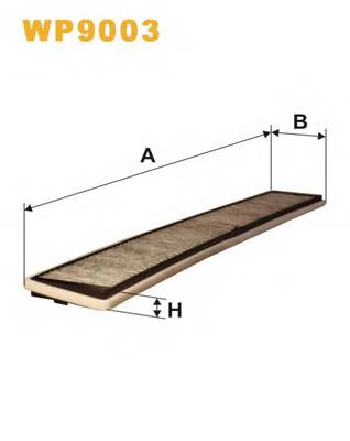 WIX FILTERS WP9003 Фільтр, повітря у внутрішнь...