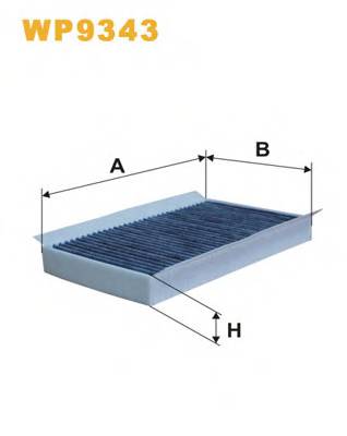 WIX FILTERS WP9343 Фильтр, воздух во внутренно