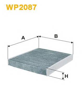 WIX FILTERS WP2087 Фильтр, воздух во внутренно