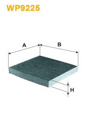 WIX FILTERS WP9225 Фильтр салона (K 1187A)