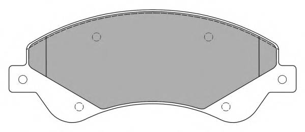 FREMAX FBP-1449 Комплект гальмівних колодо... FREMAX FBP-1449 Комплект гальмівних колодо...