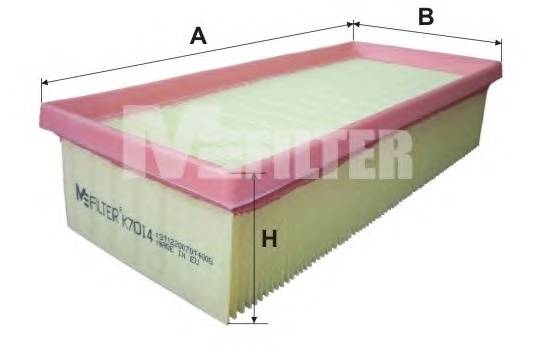 MFILTER K7014 Фильтр воздушный MITSUBISHI Colt (... MFILTER K7014 Фильтр воздушный MITSUBISHI Colt (...