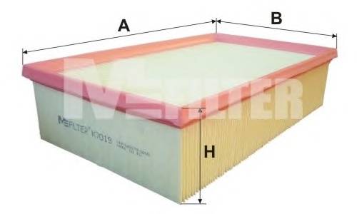 MFILTER K7019 Фильтр воздушный 292/177/70 MFILTER K7019 Фильтр воздушный 292/177/70