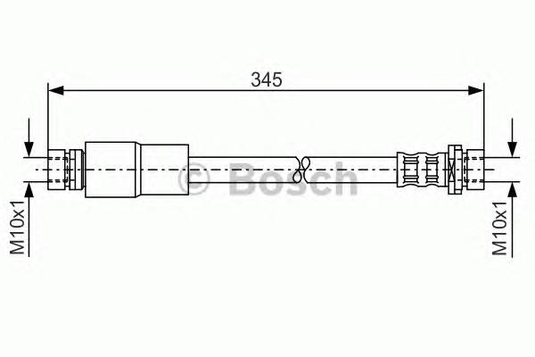 BOSCH 1 987 476 058 Тормозной шланг BOSCH 1 987 476 058 Тормозной шланг
