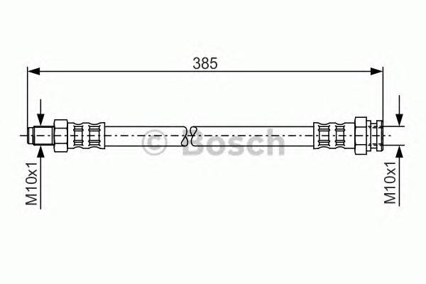 BOSCH 1 987 481 018 Тормозной шланг