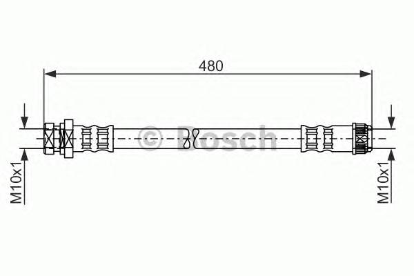 BOSCH 1 987 481 074 Тормозной шланг
