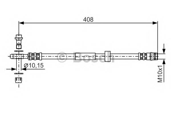 BOSCH 1 987 481 323 Тормозной шланг