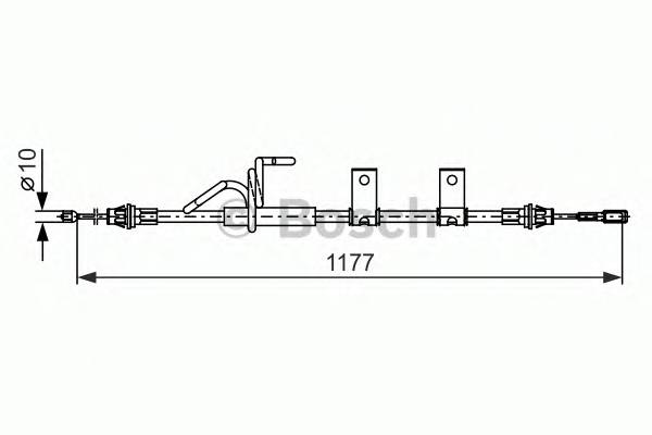BOSCH 1 987 482 404 Трос, стояночная тормозная ... BOSCH 1 987 482 404 Трос, стояночная тормозная ...