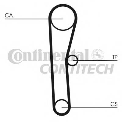 CONTITECH CT536 Ремінь ГРМ CONTITECH CT536 Ремінь ГРМ