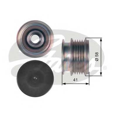 GATES OAP7126 Механизм свободного хода г