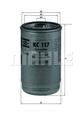 KNECHT KC 117 Паливний фільтр KNECHT KC 117 Паливний фільтр