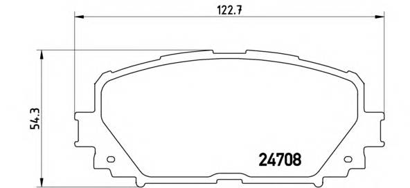 BREMBO P 83 101 Комплект тормозных колодок... BREMBO P 83 101 Комплект тормозных колодок...