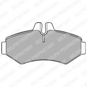 DELPHI LP1437 Комплект тормозных колодок...