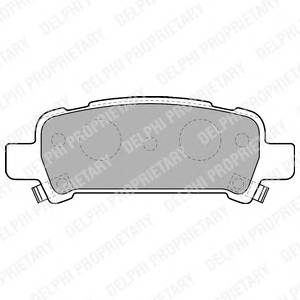 DELPHI LP1509 Комплект тормозных колодок...