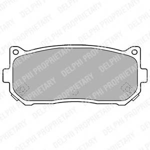 DELPHI LP1528 Комплект тормозных колодок... DELPHI LP1528 Комплект тормозных колодок...