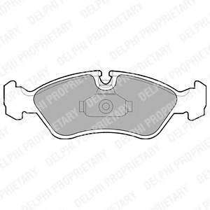DELPHI LP1605 Комплект тормозных колодок