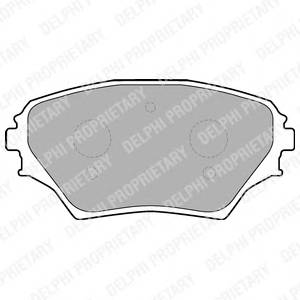 DELPHI LP1632 Комплект тормозных колодок... DELPHI LP1632 Комплект тормозных колодок...