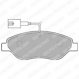 DELPHI LP1720 Комплект гальмівних колодо... DELPHI LP1720 Комплект гальмівних колодо...