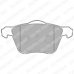 DELPHI LP1787 Комплект тормозных колодок