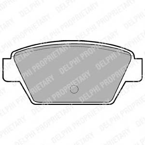 DELPHI LP533 Комплект тормозных колодок