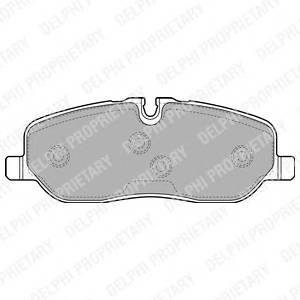 DELPHI LP1935 Комплект тормозных колодок