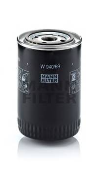 MANN-FILTER W 940/69 Масляний фільтр MANN-FILTER W 940/69 Масляний фільтр