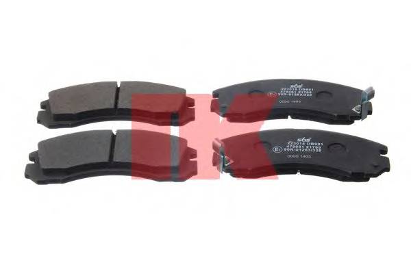 NK 223018 Комплект тормозных колодок