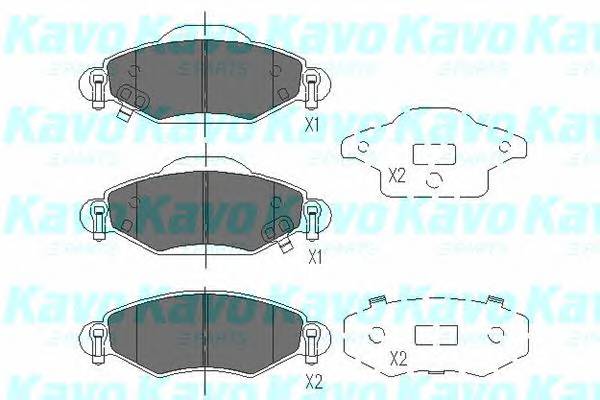 KAVO PARTS KBP-9023 Комплект гальмівних колодо... KAVO PARTS KBP-9023 Комплект гальмівних колодо...