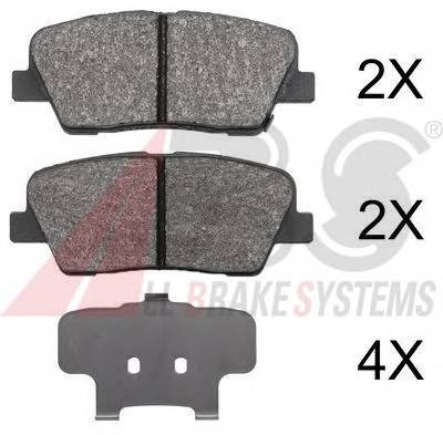 A.B.S. 37795 Комплект тормозных колодок