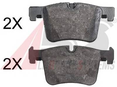 A.B.S. 37887 Комплект тормозных колодок