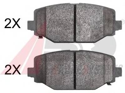 A.B.S. 37924 Комплект тормозных колодок