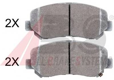 A.B.S. 37929 Комплект гальмівних колодо... A.B.S. 37929 Комплект гальмівних колодо...