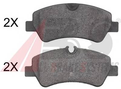 A.B.S. 37966 Комплект тормозных колодок...