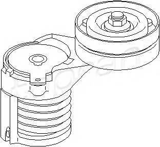 TOPRAN 108 222 Натягувач ременя, клиновог...