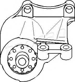 TOPRAN 104 052 Подвеска, ступенчатая коро